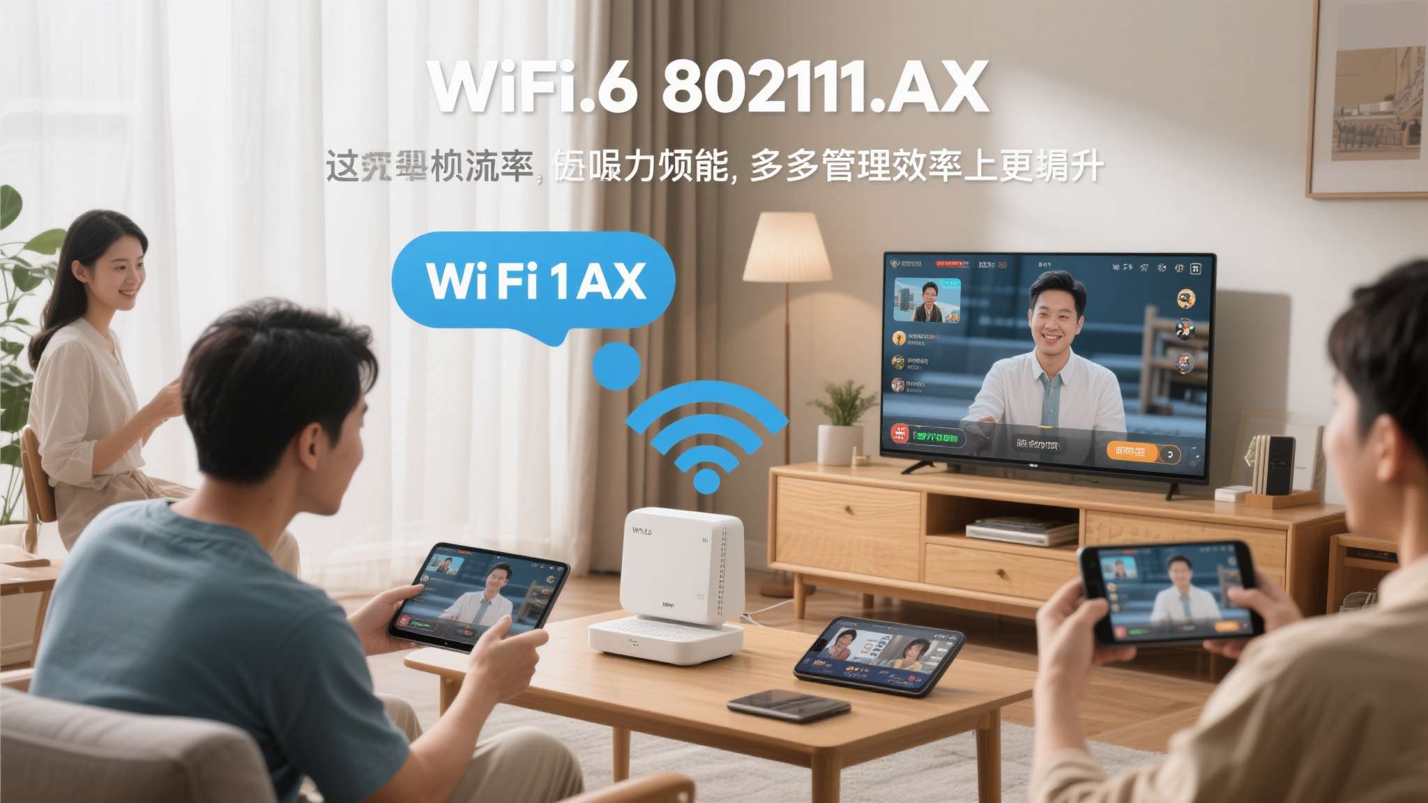 192.168.3.1华为路由器登录入口--wifi设置 WiFi 6,即802.11ax协议,相较于上一代WiFi 5,在理论速率、抗干